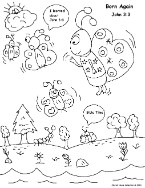 Born Again Bible Coloring Pages